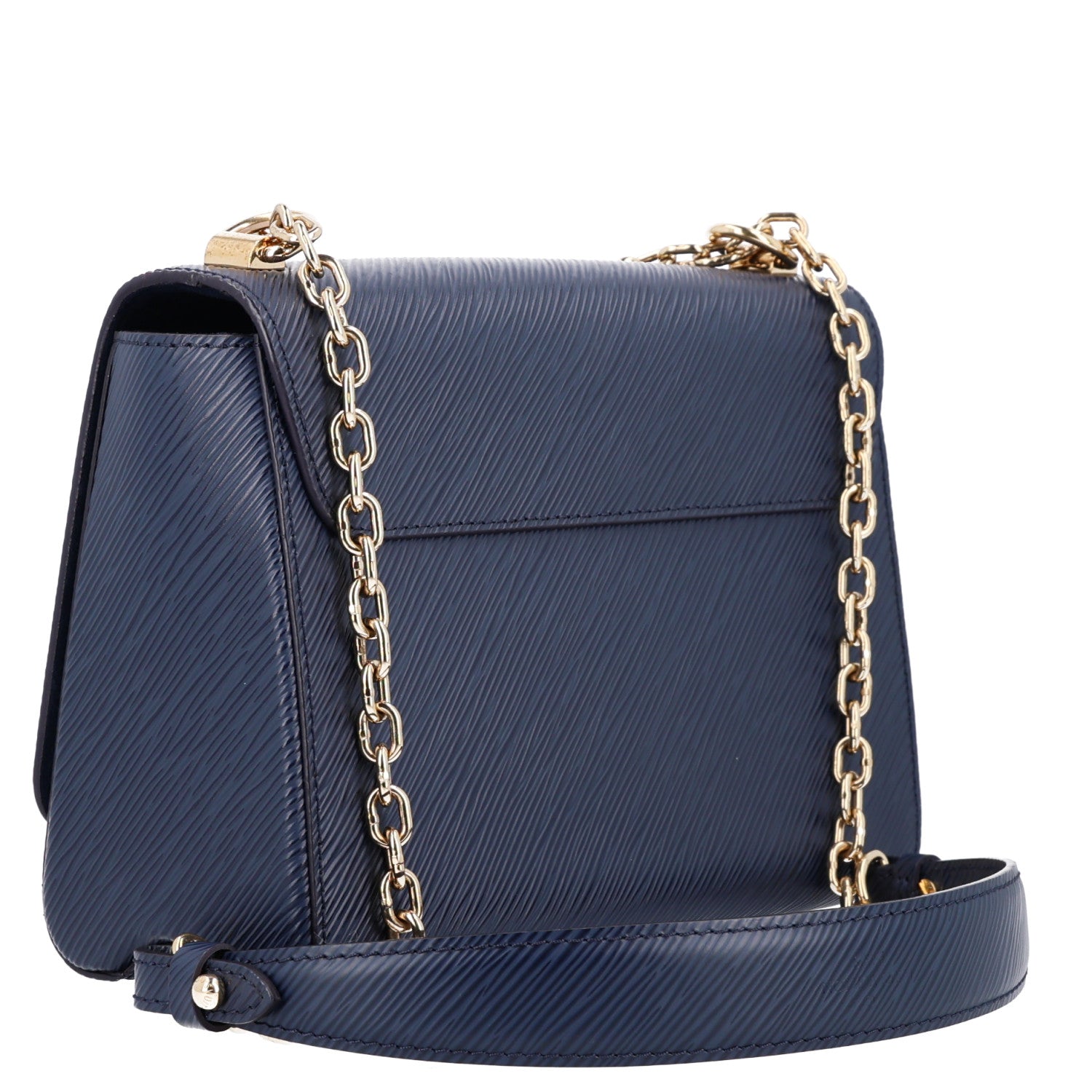 Louis Vuitton Epi Twist Shoulder Bag MM Indigo 5 of 11