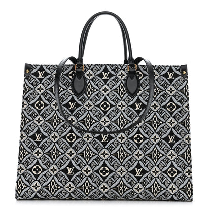 Louis Vuitton Jacquard Since 1854 Onthego GM Grey 1 of 10