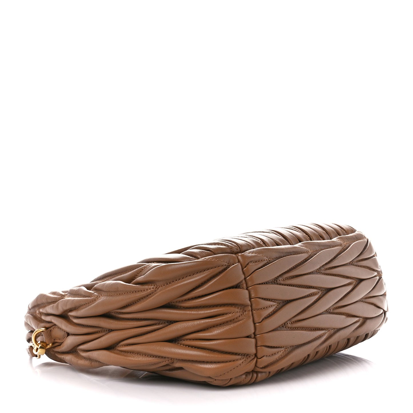 Nappa Matelasse Regular Wander Hobo Caramel