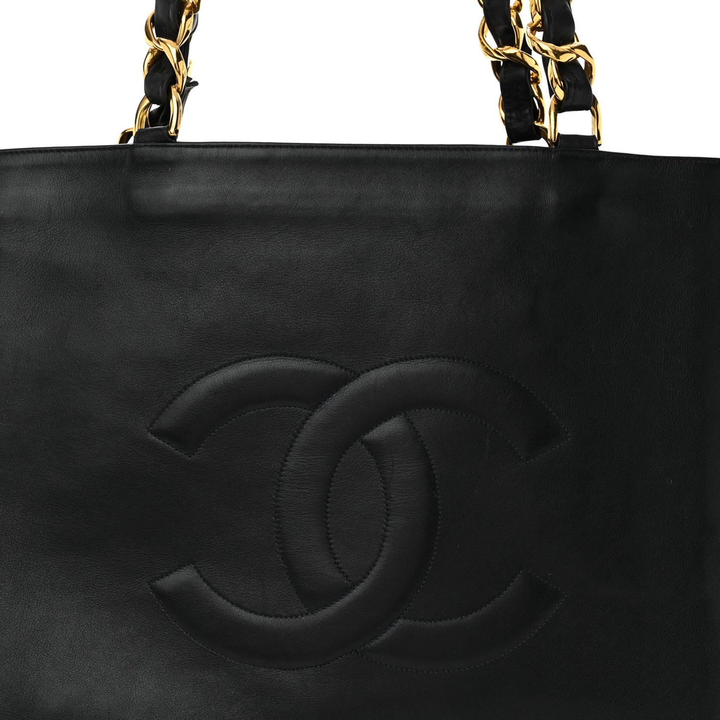 Lambskin CC Tote Navy