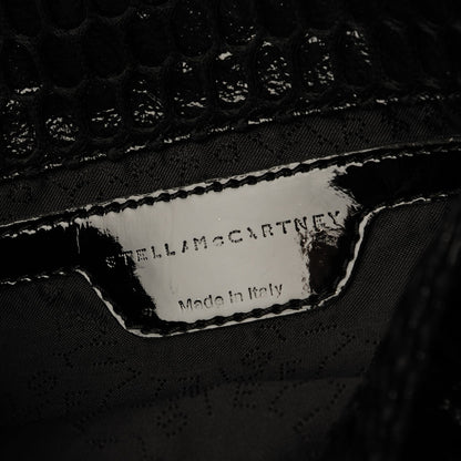 Stella McCartney Net Patent Falabella Clutch Black 6 of 8