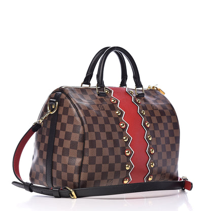 Louis Vuitton Damier Ebene Karakoram Speedy Bandouliere 30 3 of 12