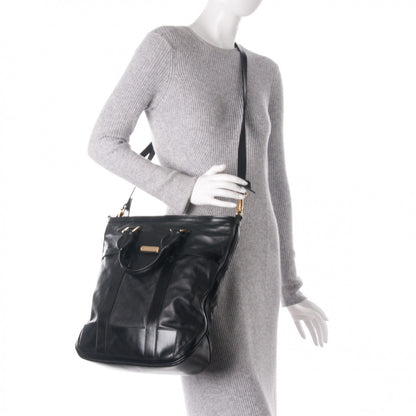 Burberry Soft Lambskin Tote Black 2 of 9