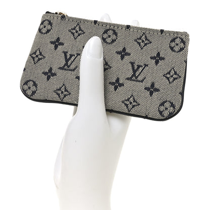 Louis Vuitton Mini Lin Key Pouch Blue 2 of 6