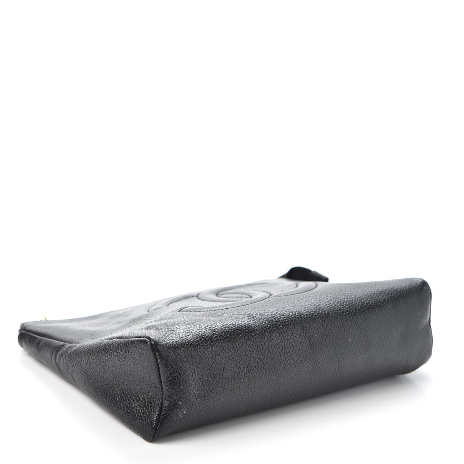 Chanel Caviar Timeless CC Cosmetic Pouch Black 3 of 8