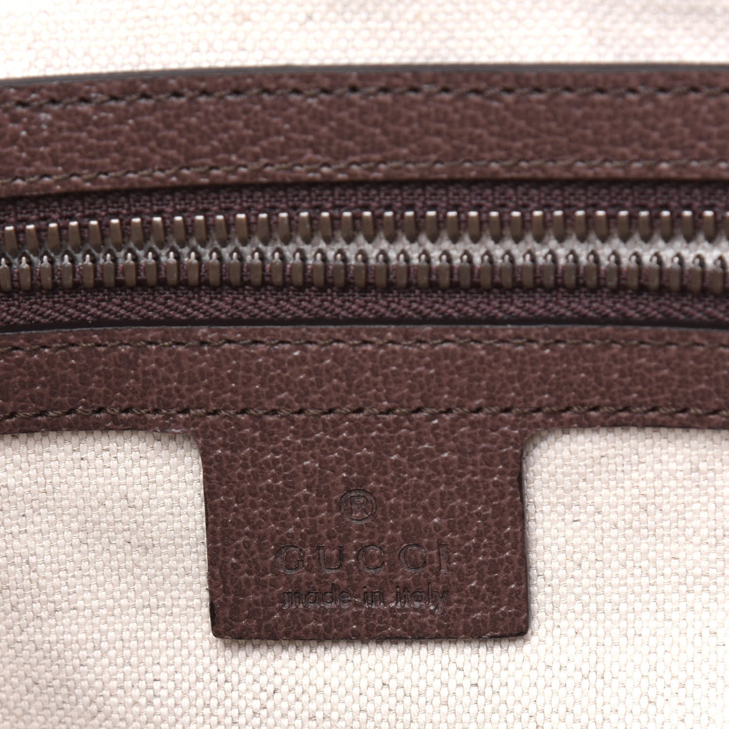 GG Supreme Monogram Web Small Ophidia Half Moon Hobo Brown