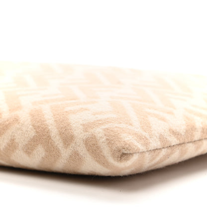 Fendi Wool Vitello King FF 1974 Diagonal Clutch Shoulder Bag Beige Cammello Sand 8 of 8