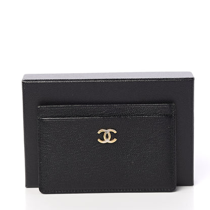 Chanel Goatskin CC Card Holder Black 8 of 8
