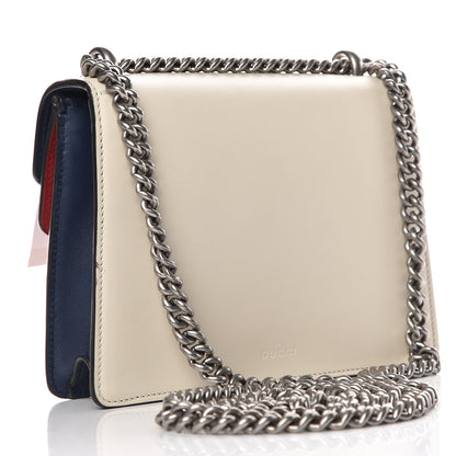 Gucci Calfskin Crystal Snake Embroidered Mini Dionysus Shoulder Bag Mystic White Hibiscus Red Blue Agata 3 of 9