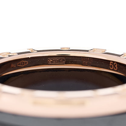 Bulgari 18K Rose Gold B.Zero1 Two-Band Ring 53 6.25 5 of 7