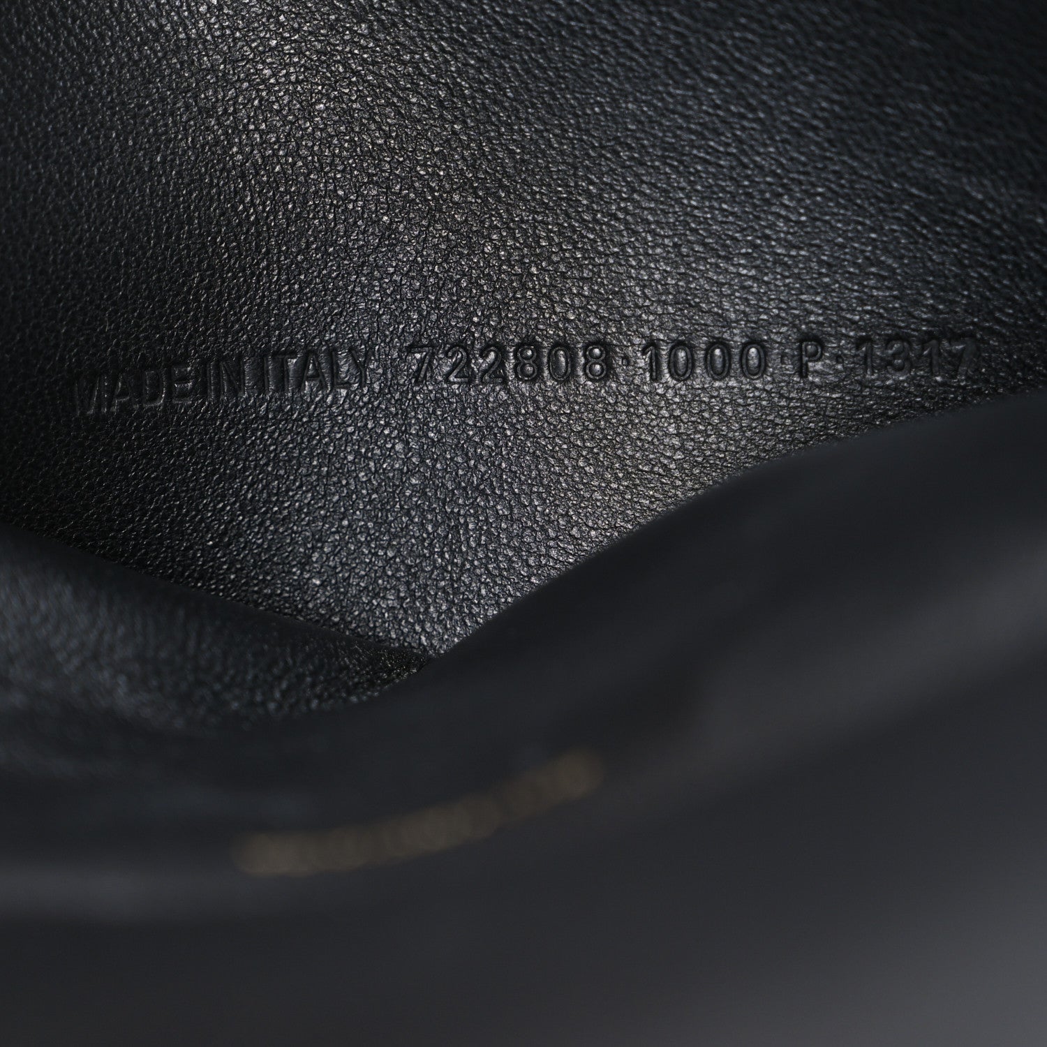 Balenciaga Shiny Box Calfskin Hourglass Flap Flat Pouch Black 7 of 7