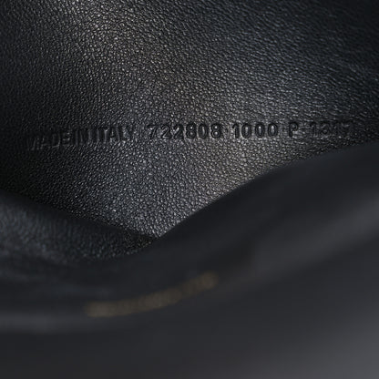 Balenciaga Shiny Box Calfskin Hourglass Flap Flat Pouch Black 7 of 7