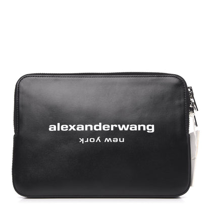 Alexander Wang Grained Calfskin Scout Clutch Black 1 of 10