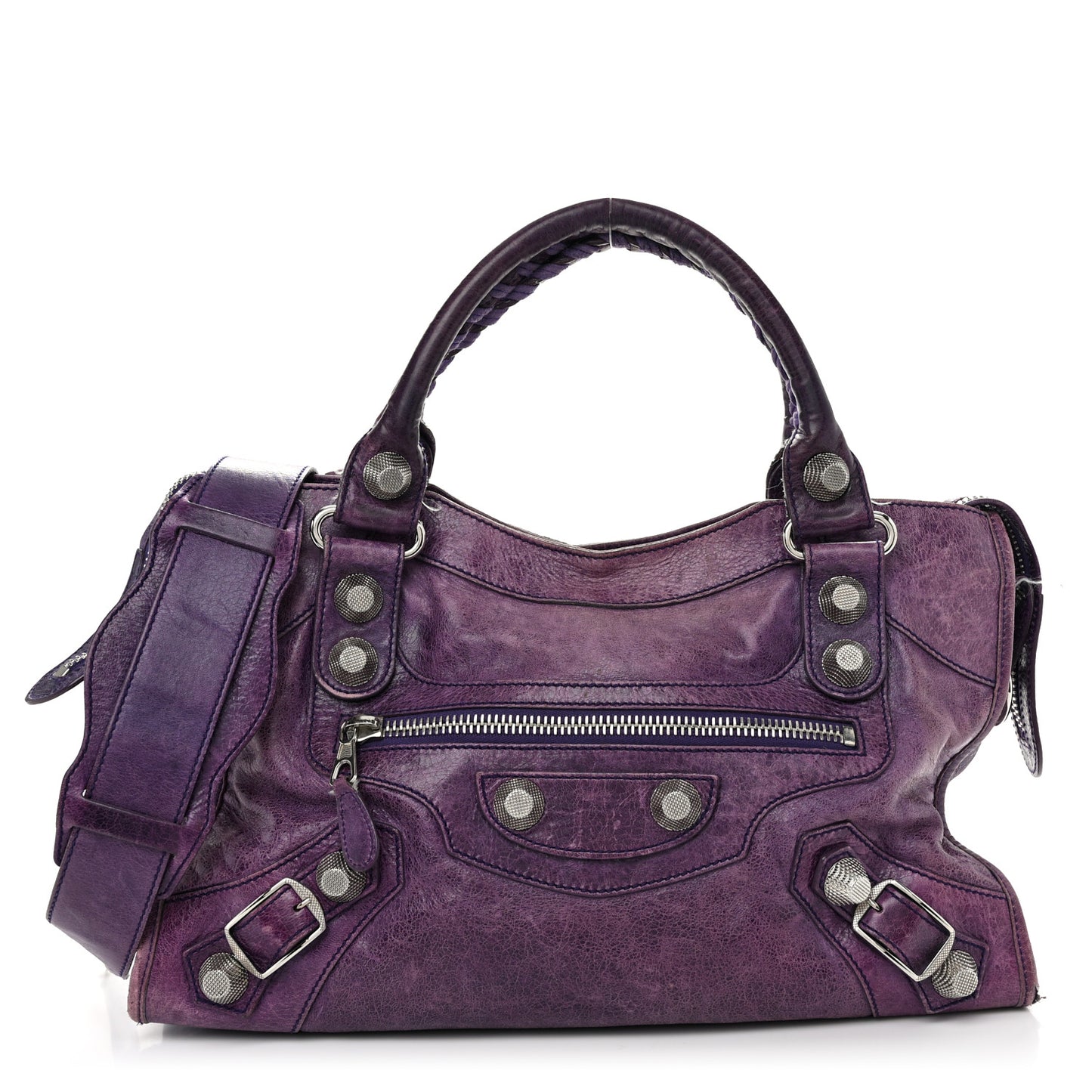 Agneau Giant 21 Silver Hardware City Raisin