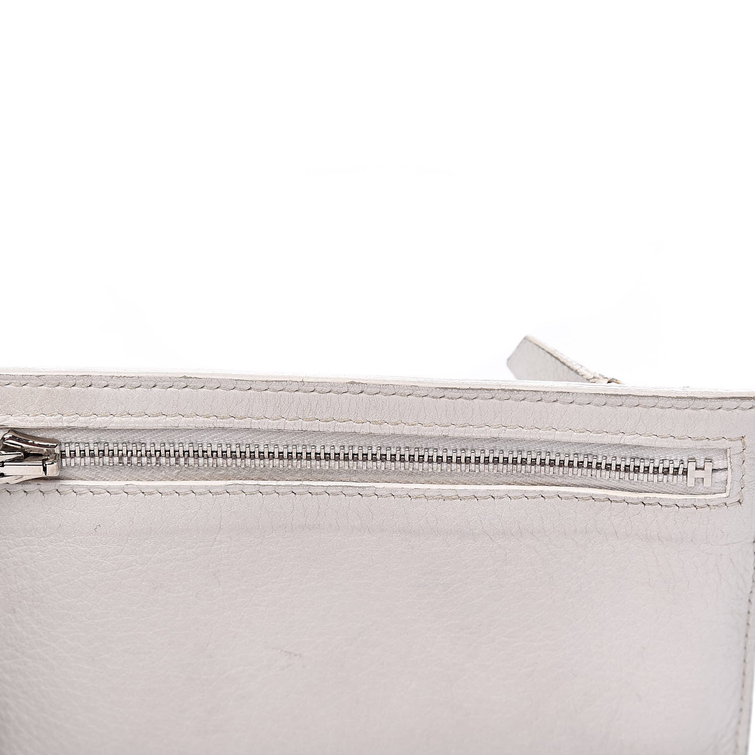 Hermes Evergrain Zip Zap White 16 of 20
