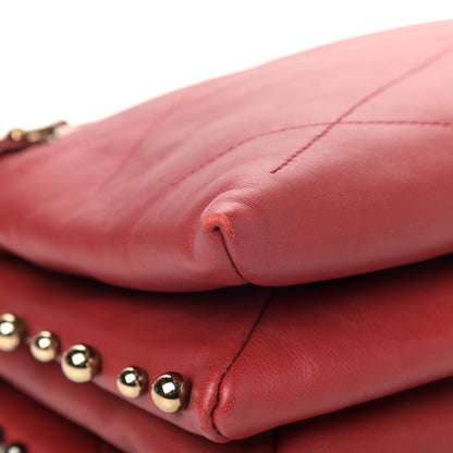 Lanvin Lambskin Quilted Medium Sugar Flap Shoulder Bag Red 13 of 14