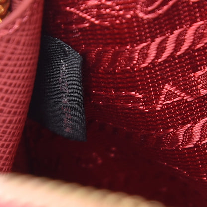 Prada Saffiano Lux Mini Promenade Tote Peonia 7 of 11
