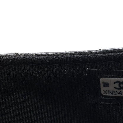 Chanel Caviar Quilted CC Zip Around Card Holder Black 7 of 8
