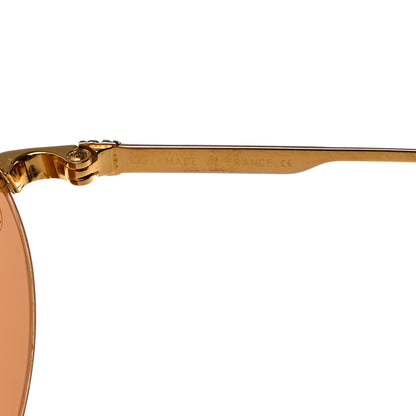 Cartier Rimless St Honore Oval 135 Sunglasses Brown Gold 5 of 8