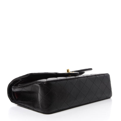 Chanel Lambskin Quilted Medium Double Flap Black 4 of 14