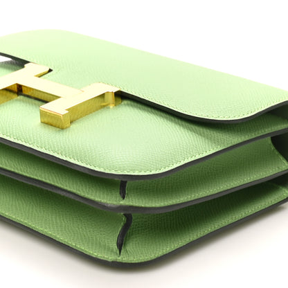 Hermes Epsom Constance 18 Vert Criquet 9 of 10