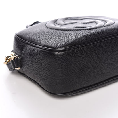 Gucci Pebbled Calfskin Small Soho Disco Bag Black 8 of 9