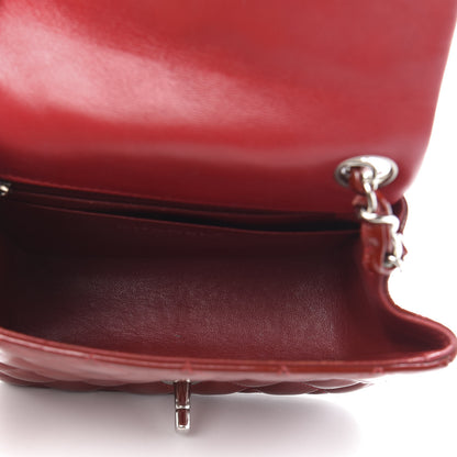 Chanel Patent Quilted Mini Square Flap Red 5 of 11