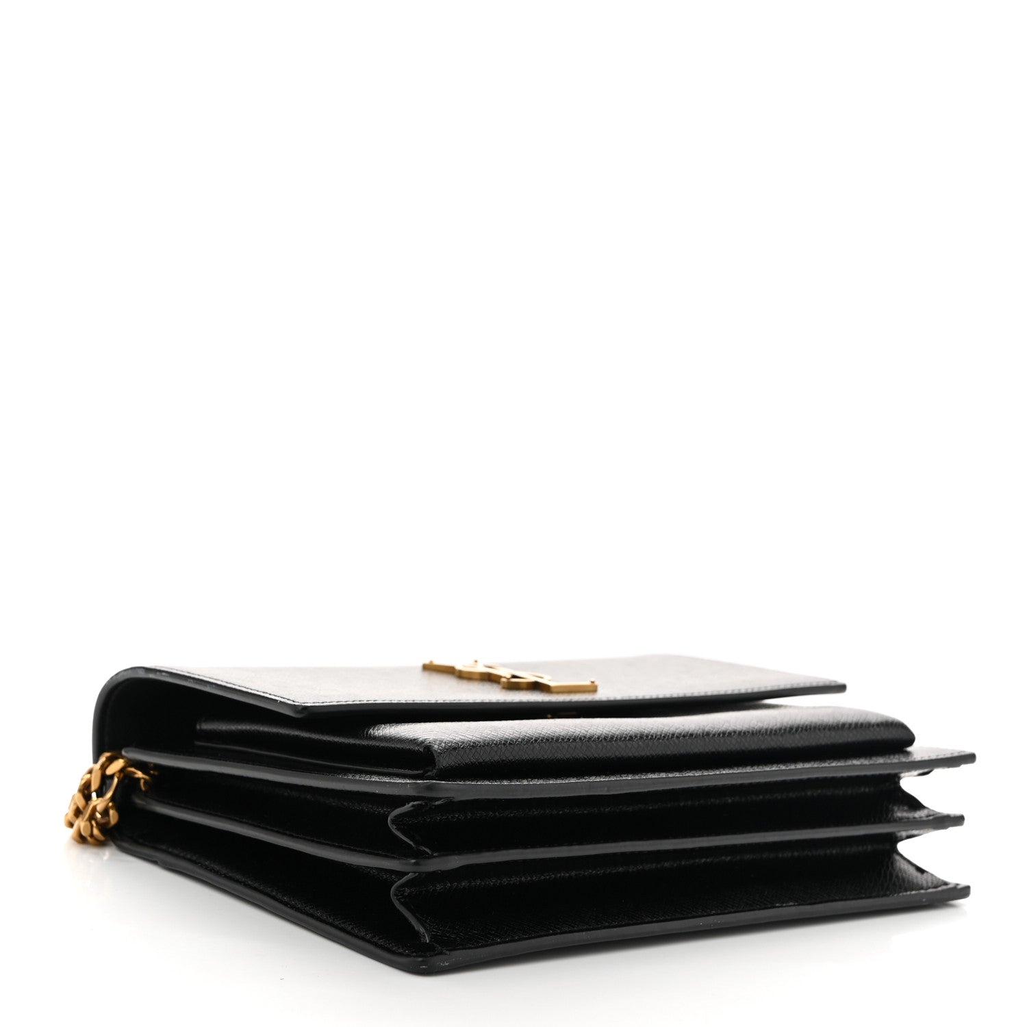 Saint Laurent Calfskin Medium Monogram Sunset Black 4 of 10