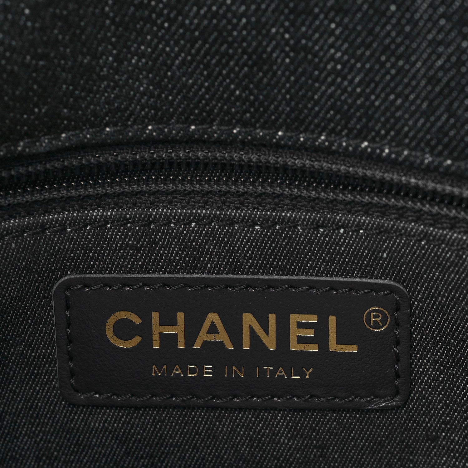 Chanel Denim Quilted Medium Funky Town Flap Black 6 of 10