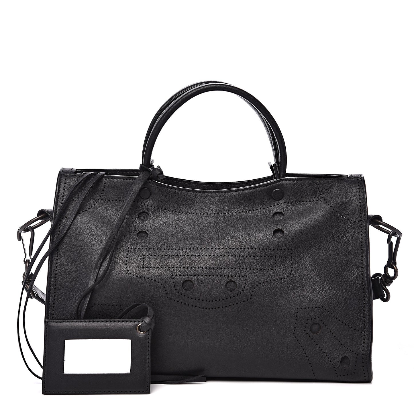 Veau Soyeux Perforated Blackout Hardware S City Black