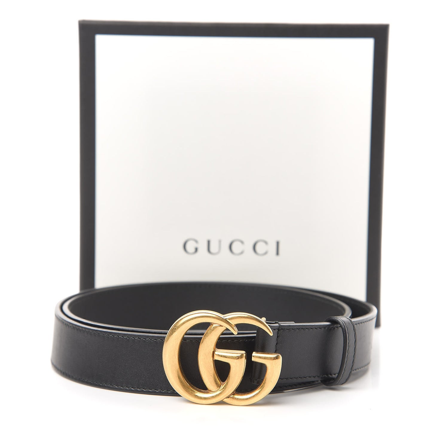 Calfskin Double G 30mm Belt 95 38 Black