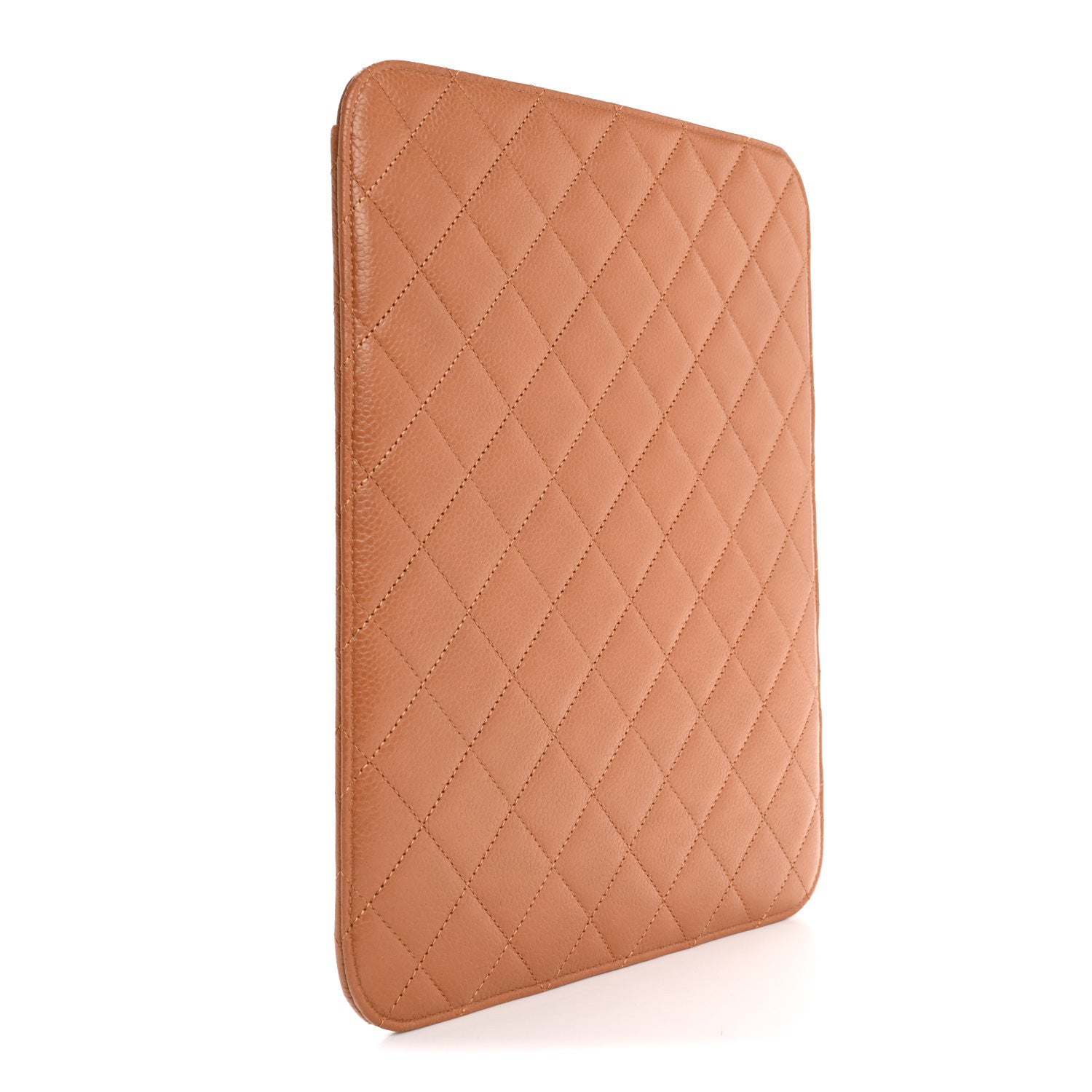 Chanel Caviar Quilted iPad Case Brown 3 of 10