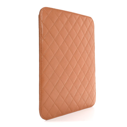 Chanel Caviar Quilted iPad Case Brown 3 of 10
