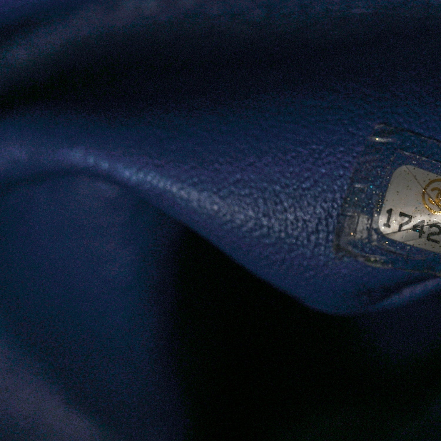 Chanel Patent Quilted Maxi Double Flap Blue 6 of 9