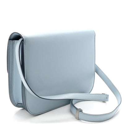 Celine Box Calfskin Medium Classic Box Flap Bag Pale Blue 3 of 10