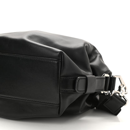 Givenchy Waxed Calfskin Small Nightingale Logo Strap Black 5 of 9