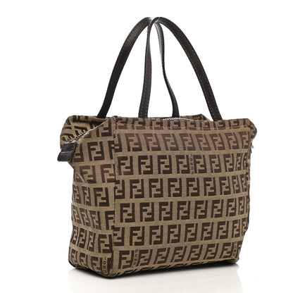 Fendi Zucchino Small Tote Tobacco 3 of 8