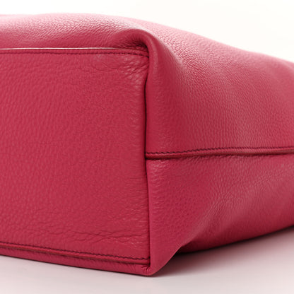 Prada Vitello Daino Shopping Tote Peonia 10 of 12