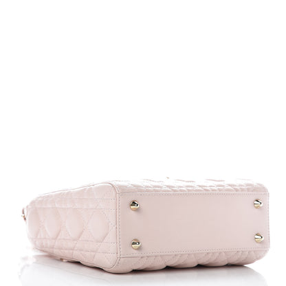 Christian Dior Lambskin Cannage Small Lucky Badges My Lady Dior Pink 4 of 9