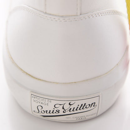 Louis Vuitton Calfskin Tattoo Sneaker Boots 7 White Multicolor 10 of 19