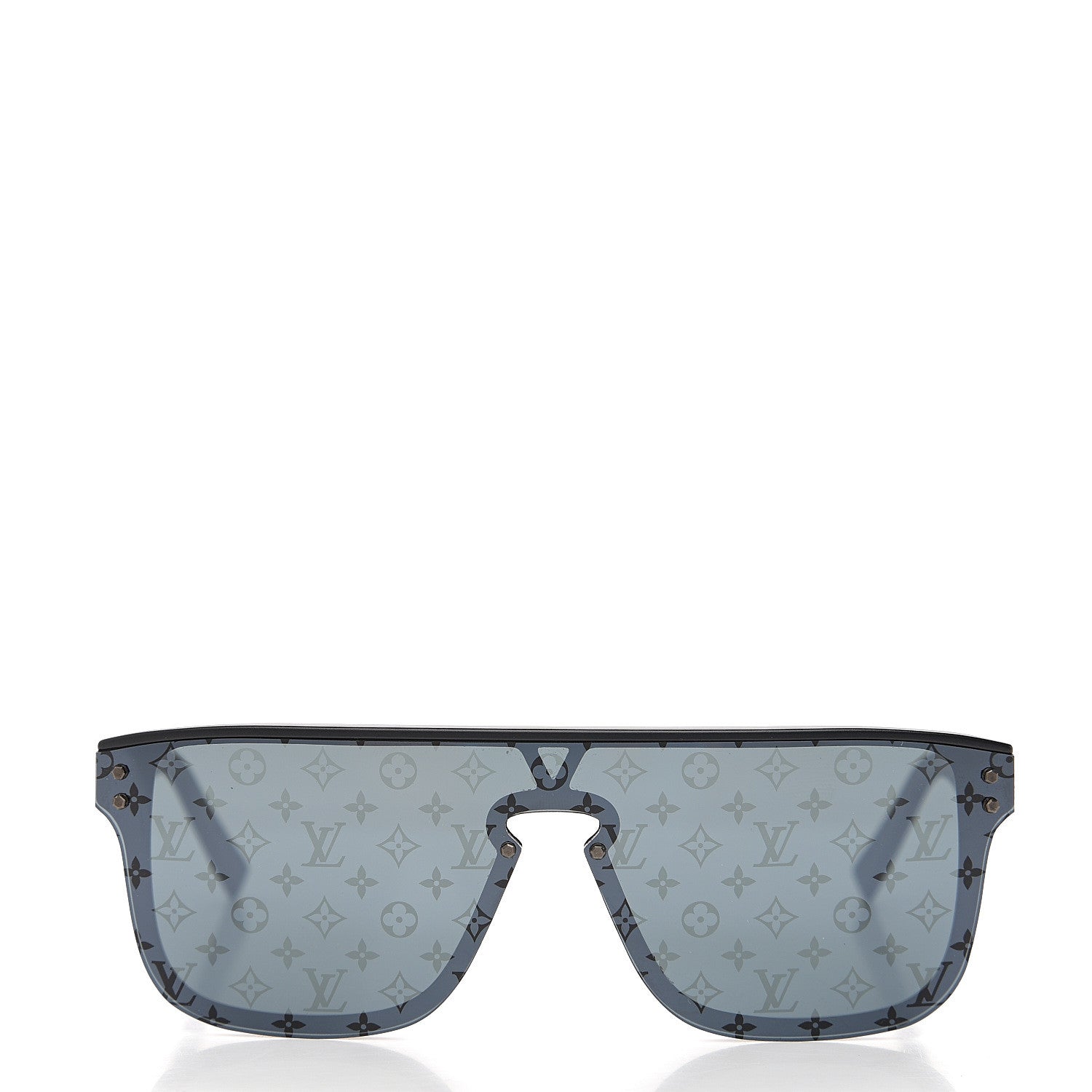 Louis Vuitton Acetate LV Waimea Square Sunglasses Z1082W Black 2 of 8