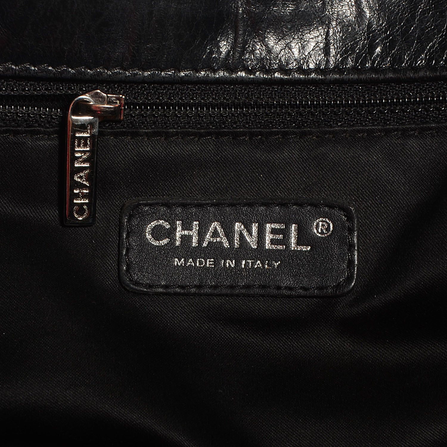 Chanel Glazed Calfskin Twisted Maxi Flap Black 5 of 7
