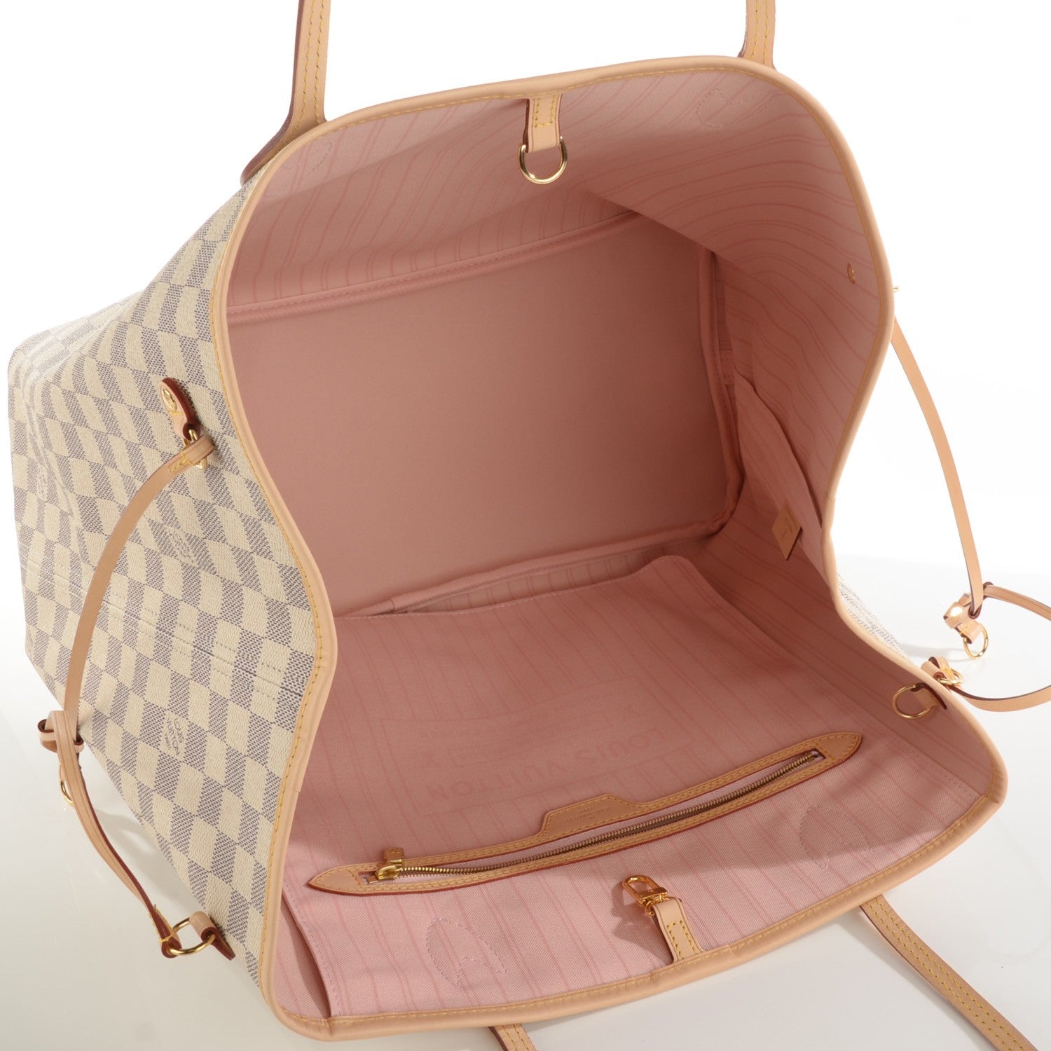 Louis Vuitton Damier Azur Neo Neverfull GM Rose Ballerine 16 of 18