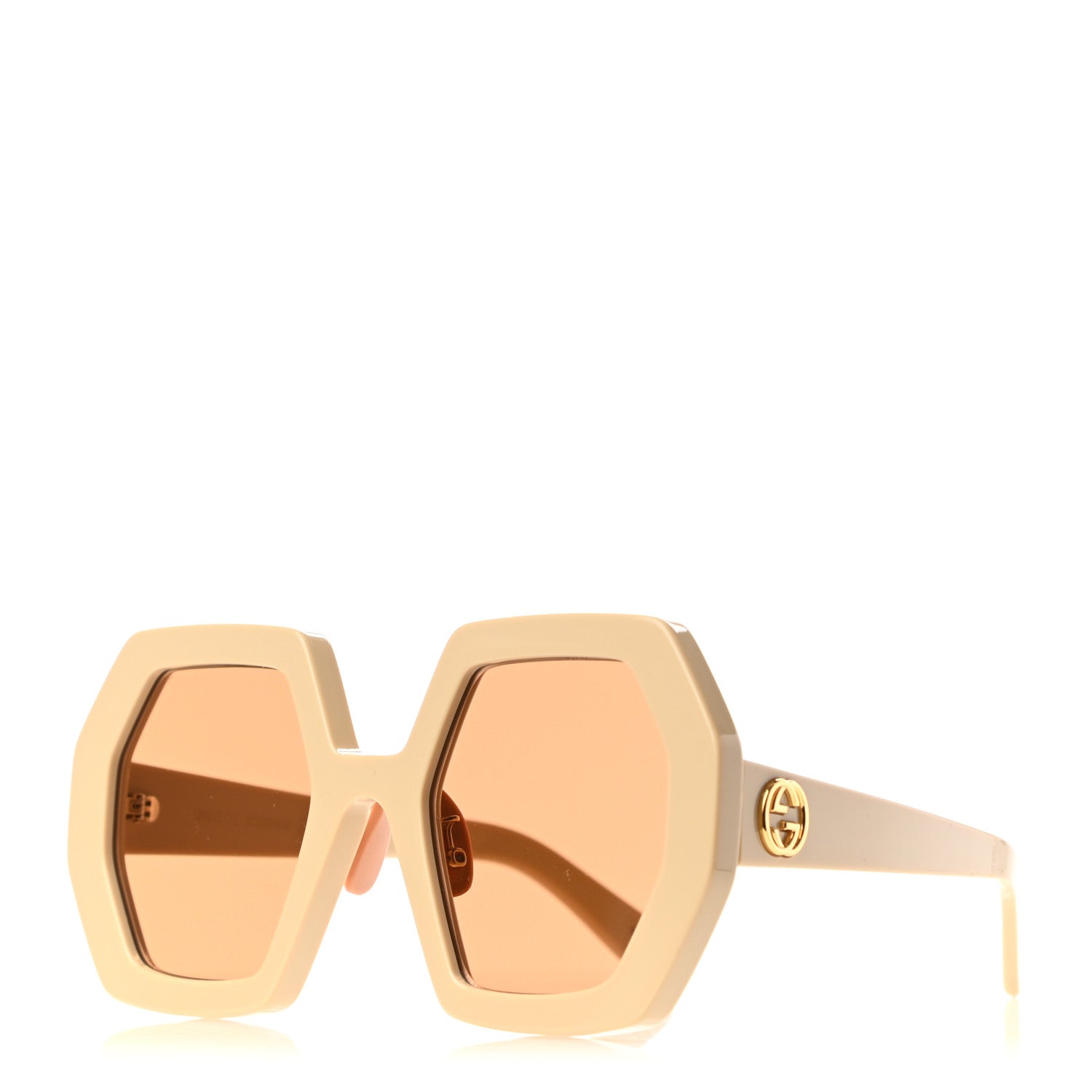 Gucci Acetate Square Sunglasses GG0772S White 1 of 6