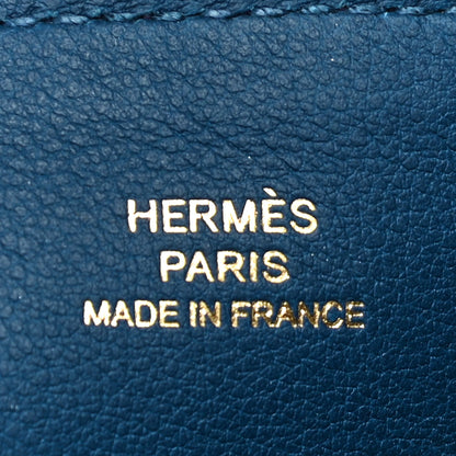 Hermes Evercolor Atout Pouch Anemone Deep Bleu 7 of 11