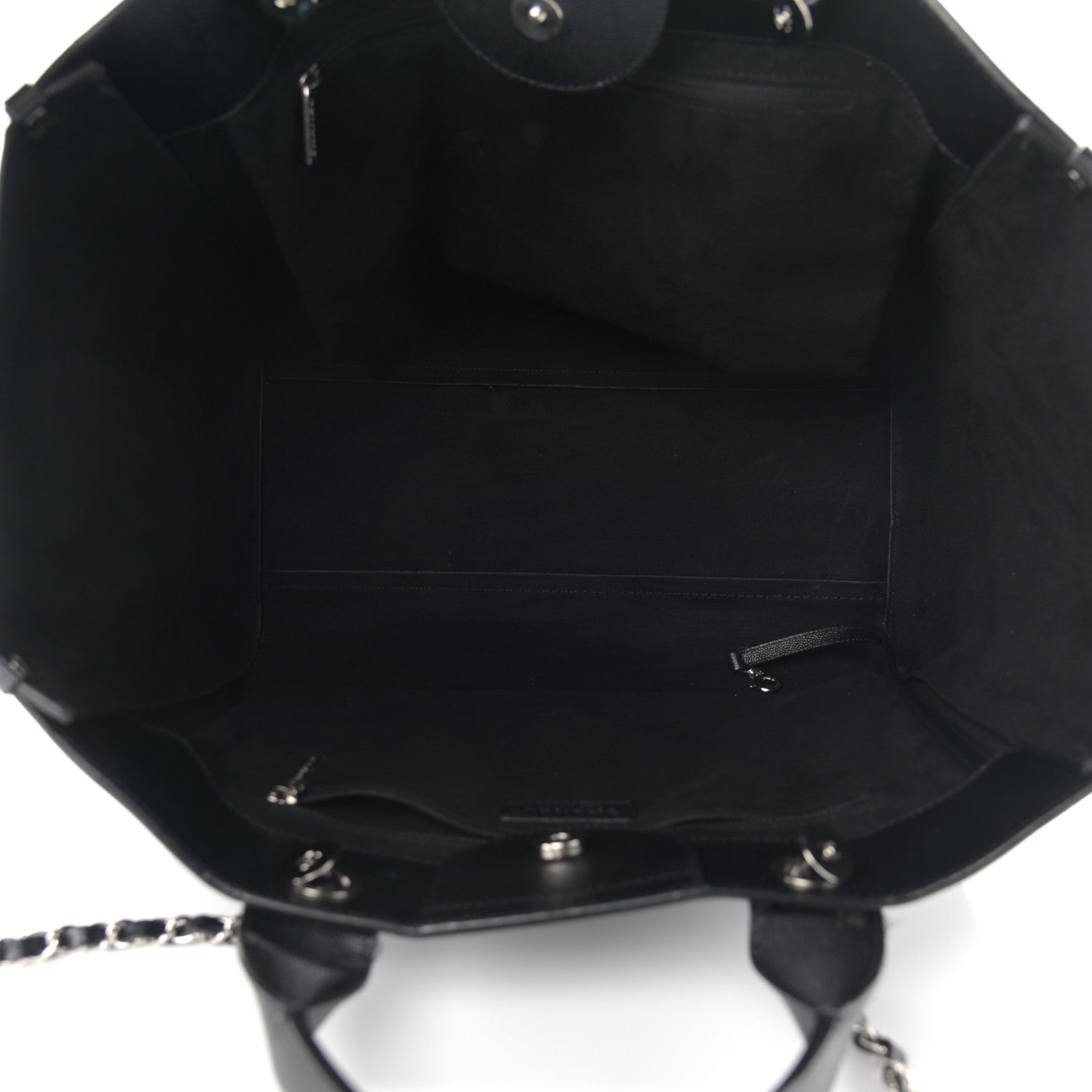 Chanel Caviar Medium Studded Deauville Tote Black 5 of 14