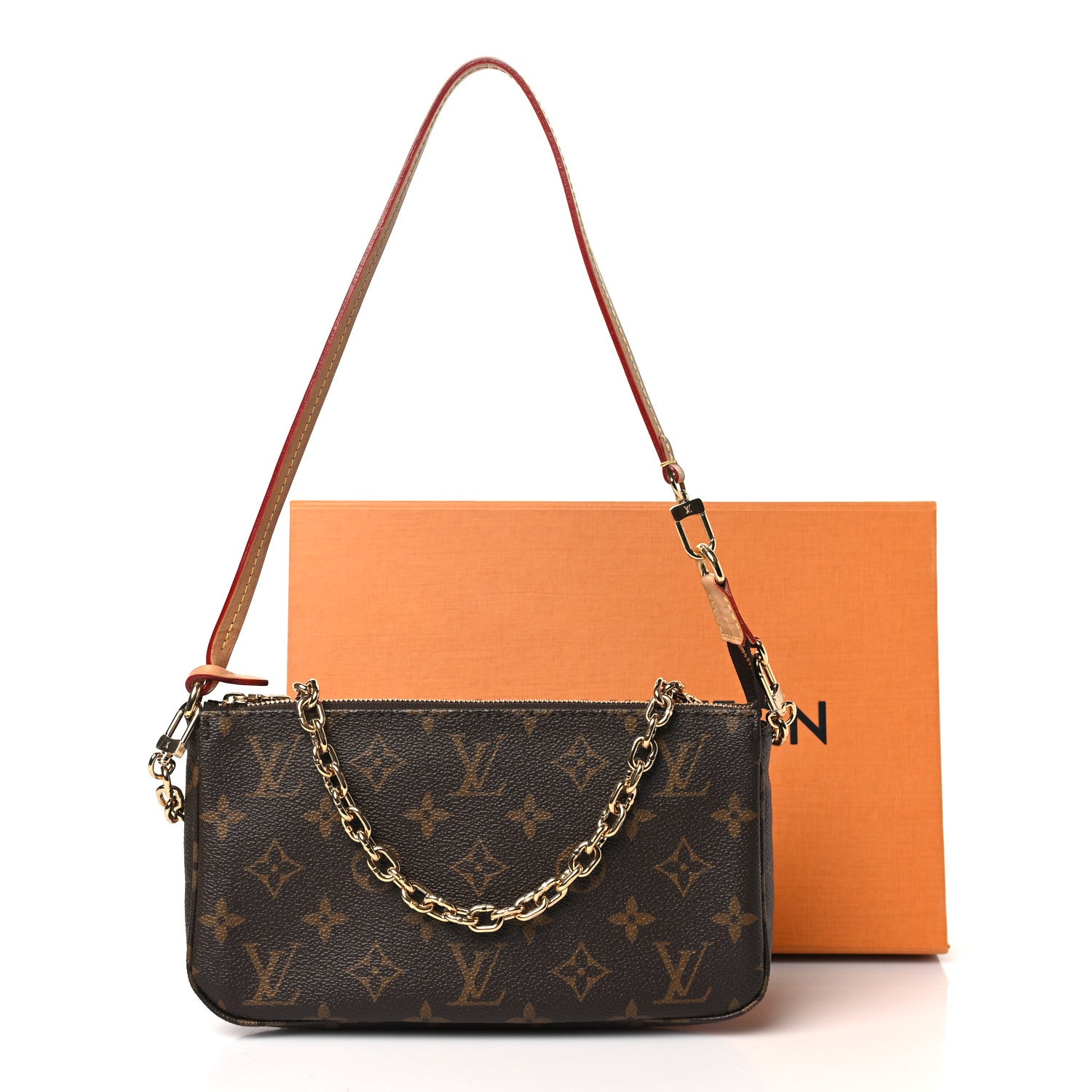 Louis Vuitton Monogram Chain Pochette Accessories 10 of 10