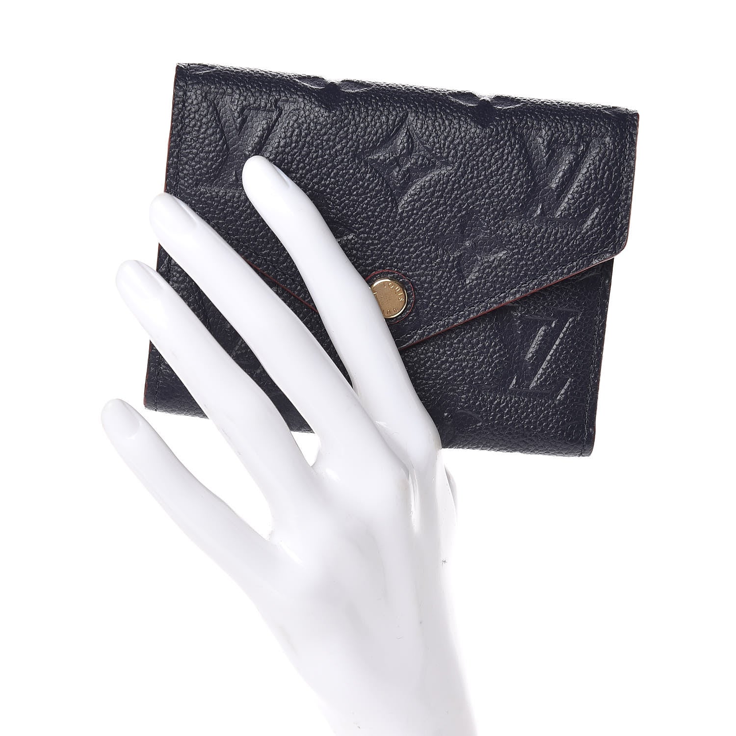 Louis Vuitton Empreinte Victorine Wallet Marine Rouge 2 of 7