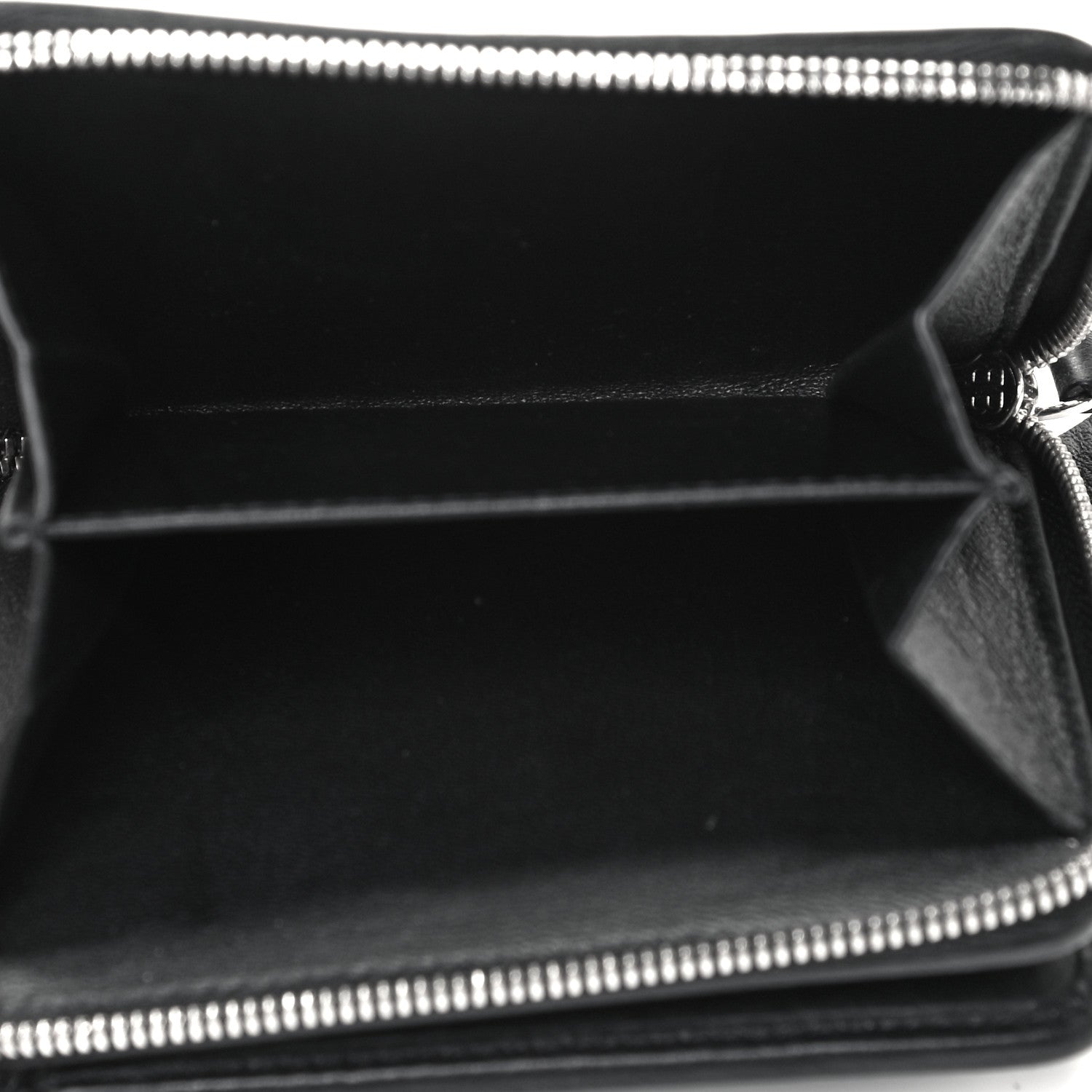 Balenciaga Calfskin Everyday Multi Zip Wallet Black 5 of 10