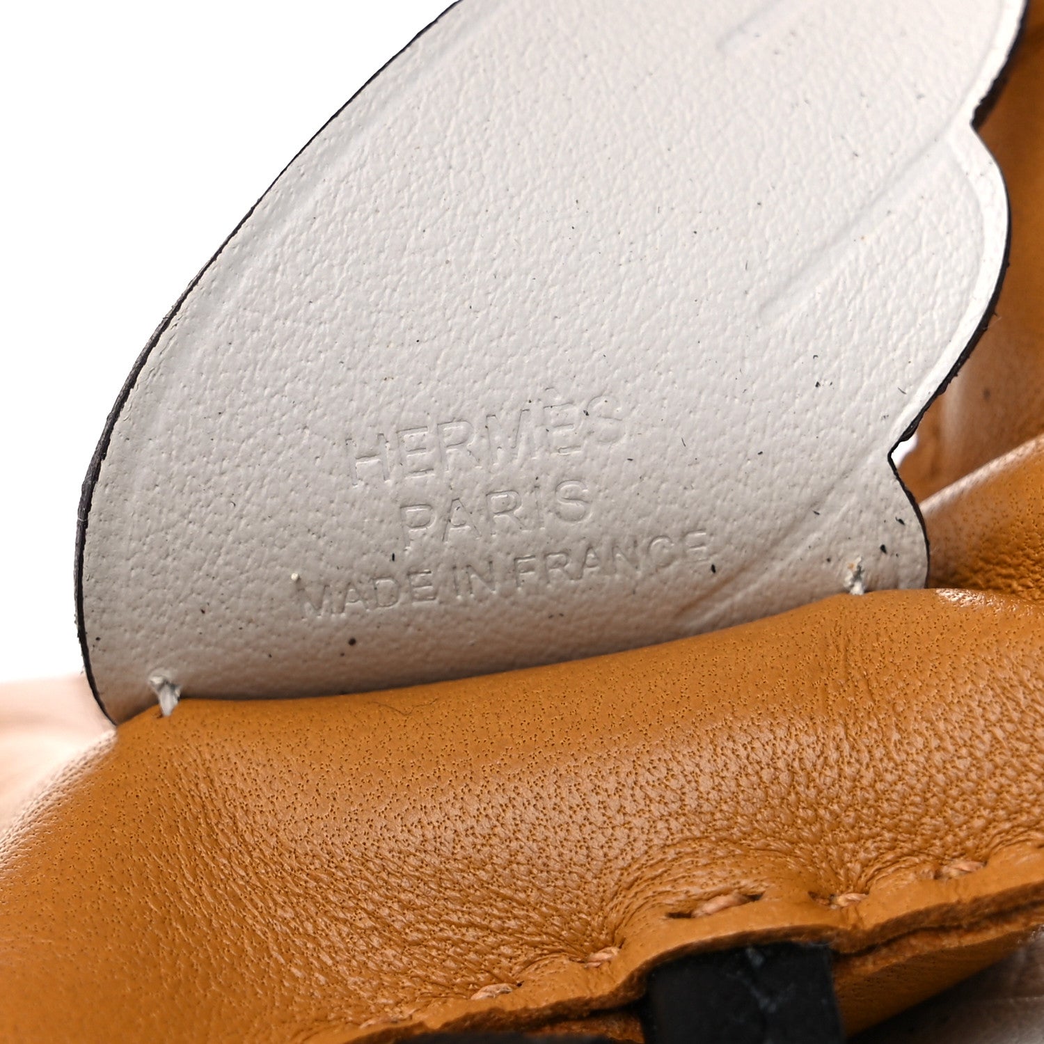 Hermes Milo Lambskin Grigri Rodeo Pegase Horse Bag Charm PM Sesame Black Nata 3 of 5